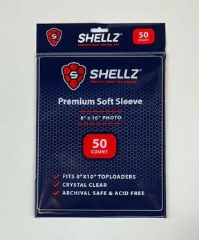 Shellz Soft Sleeves 8x10 For Photo Holders (Qty 50)