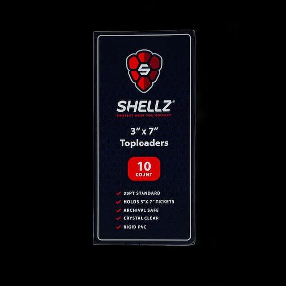 Shellz 5x7 Toploader Blue Tint (10 Ct)
