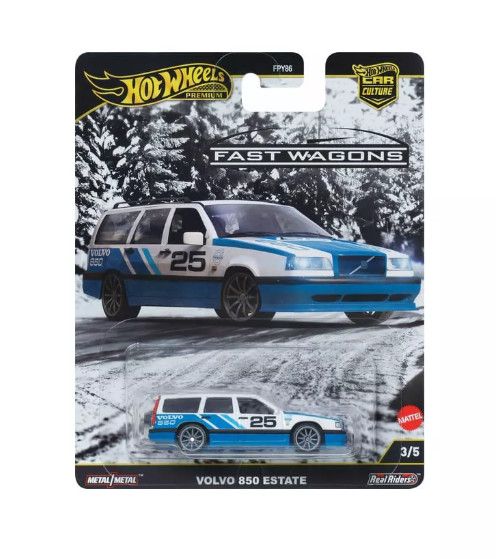 Hot Wheels Premium Car Culture Fast Wagons Volvo 850 Estate