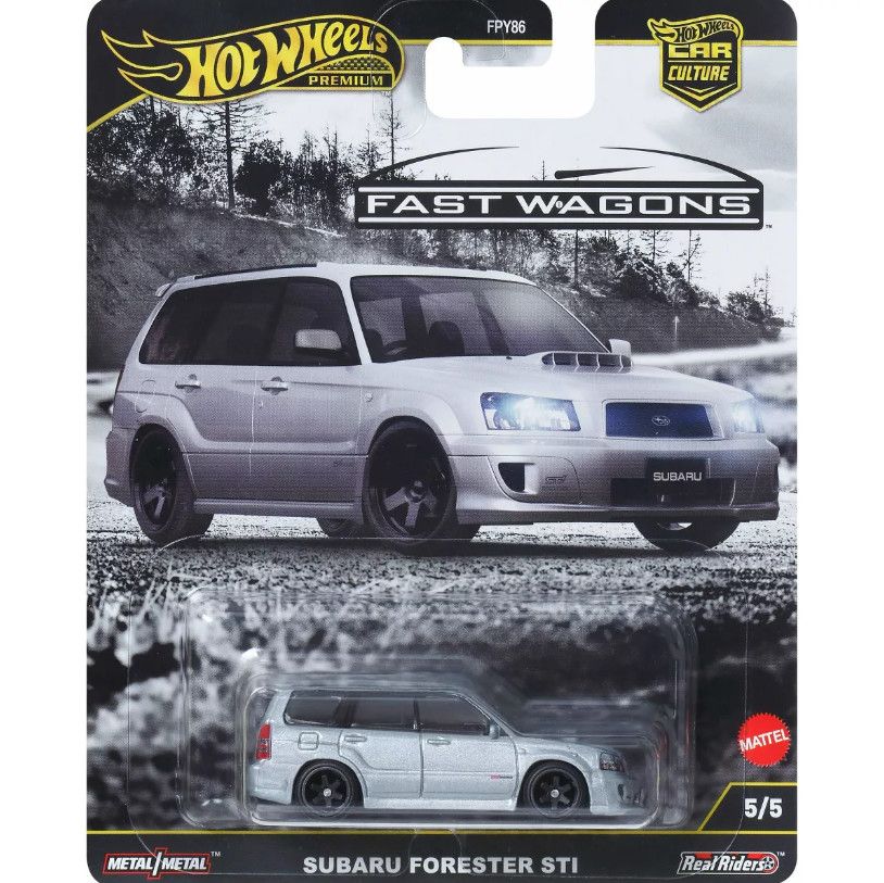 Hot Wheels Premium Car Culture Fast Wagons Subaru Forester STI