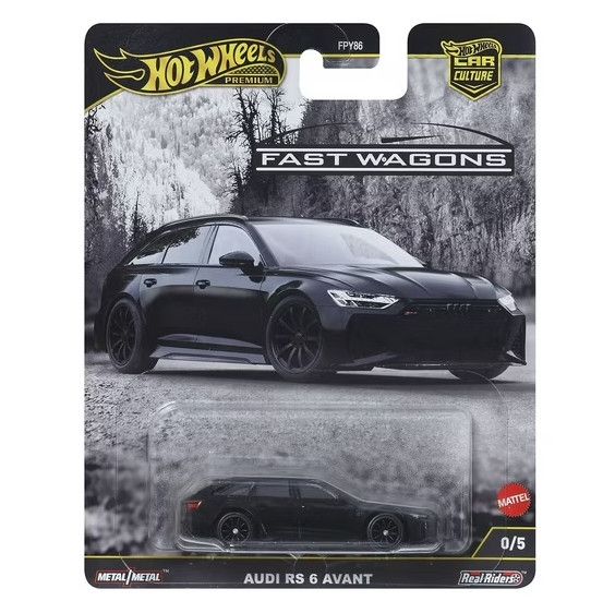 Hot Wheels Premium Car Culture Fast Wagons Audi RS 5 Avant Chase Black