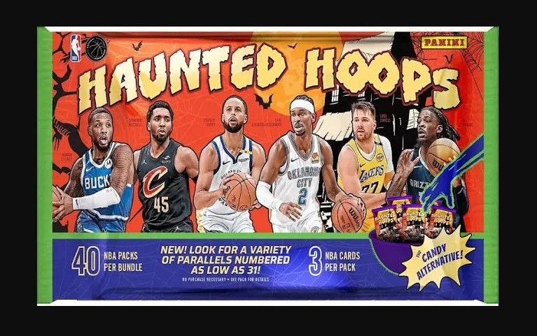 2024-2025 Haunted Hoops Halloween Basketball 40 Pack Box