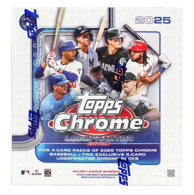 2025 Topps Chrome Baseball Logofractor Edition Mega Box