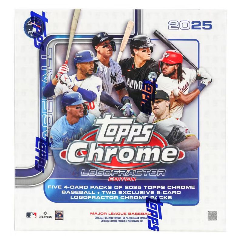 2025 Topps Chrome Baseball Logofractor Edition Mega Box