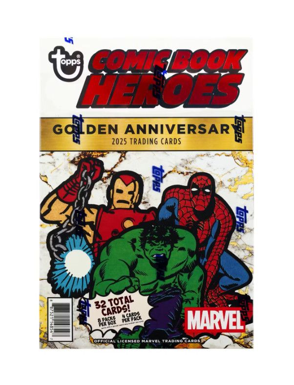 2025 Topps Marvel Comic Book Heroes 1975 Golden Anniversary Box