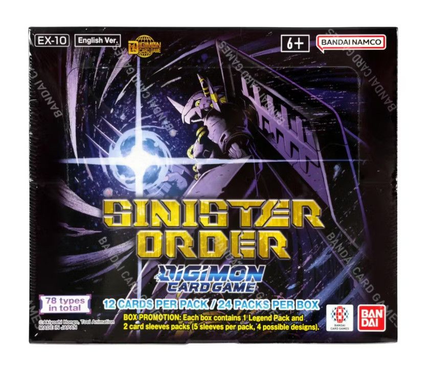 Digimon Sinister Order Booster Box