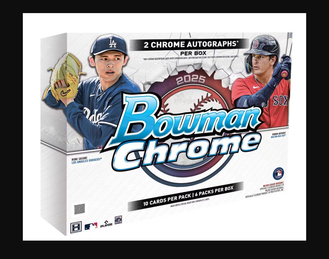 2025 Bowman Chrome Baseball Hobby Box
