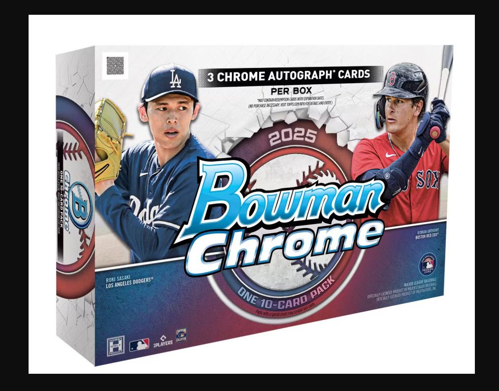 2025 Bowman Chrome Baseball Breaker Delight Hobby Box