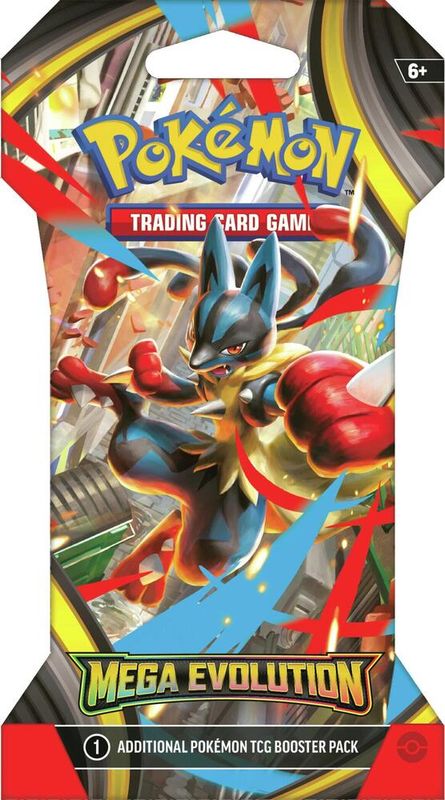 Pokémon Mega Evolution Sleeved Booster Pack (Artwork Varies)