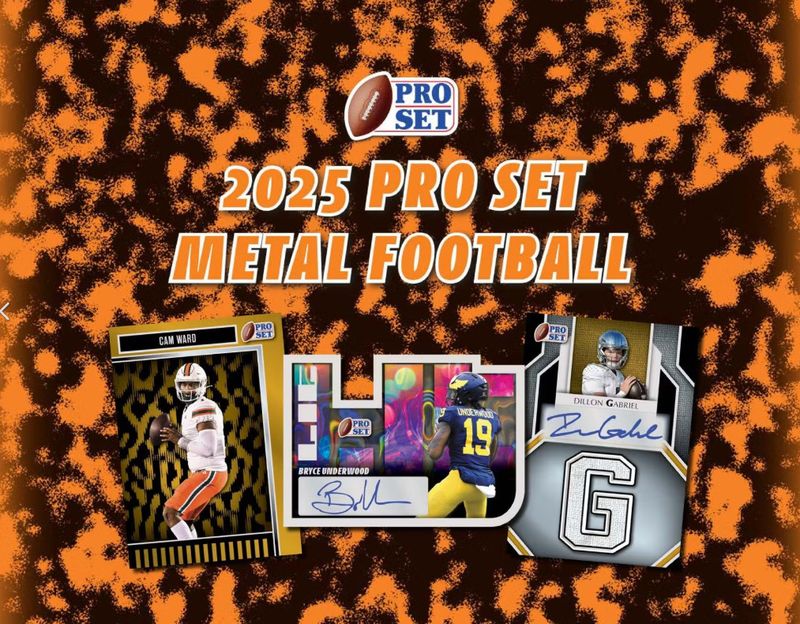 2025 Leaf Pro Set Metal Football Super Box