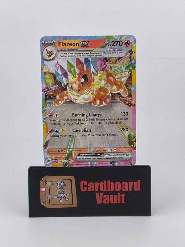 2025 Pokémon Flareon ex Full Art 014/131