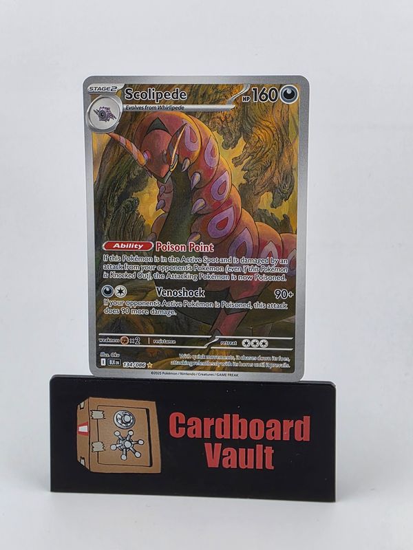 2025 Pokémon Scolipede Full Art 134/086