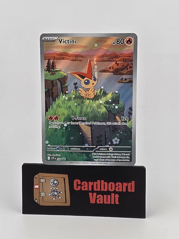 2025 Pokémon Victini Full Art Black Star Promo 208