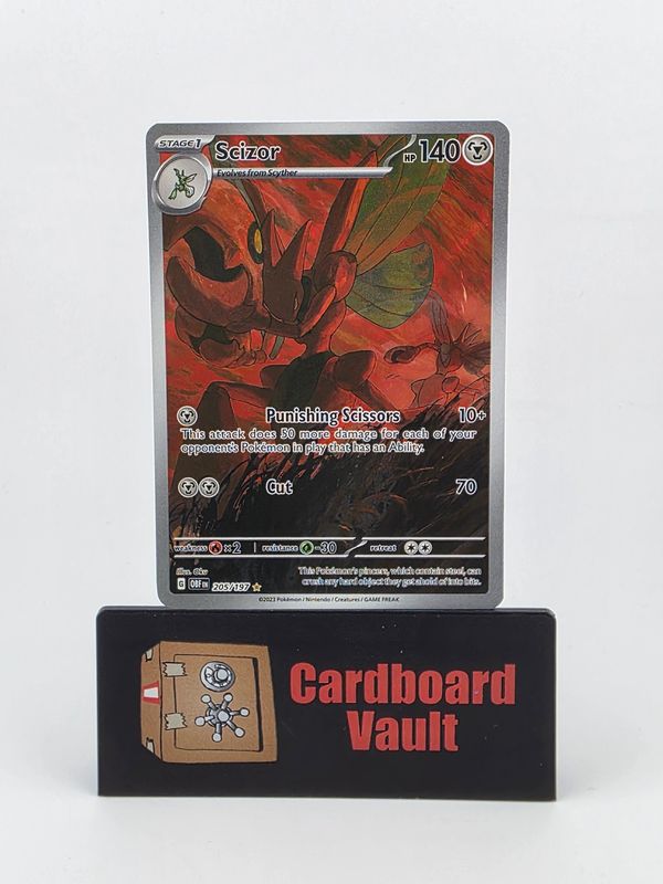 2023 Pokémon Scizor 205/197