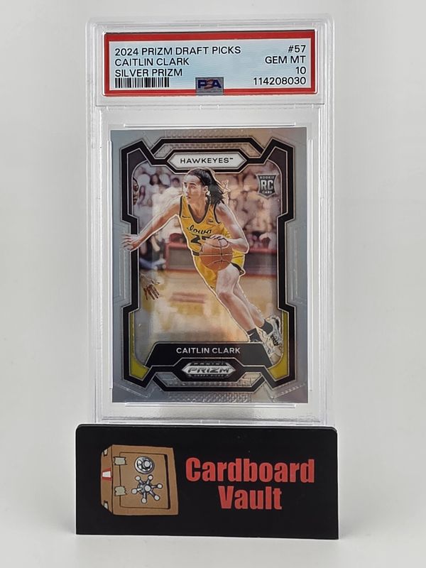 2024 Prizm Draft Picks Caitlin Clark #57 Silver Prizm  PSA 10 114208030