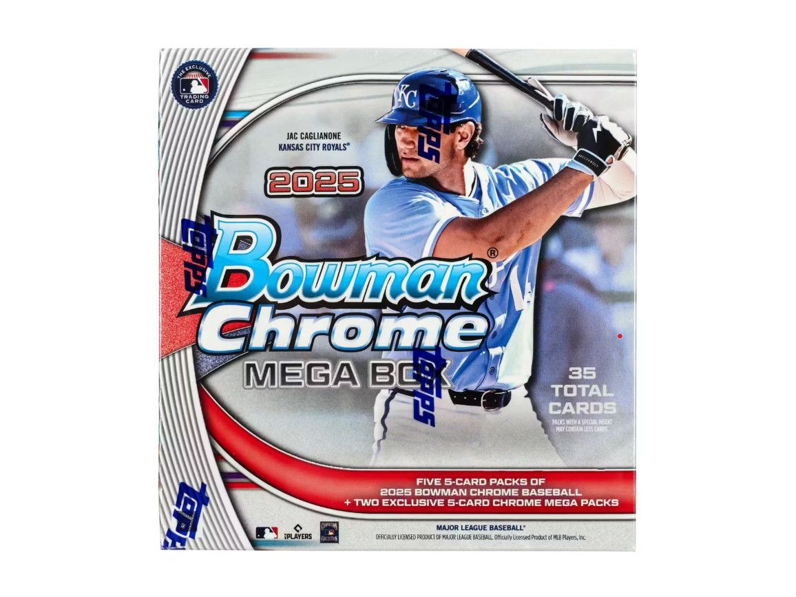 2025 Bowman Chrome Baseball Mega Box