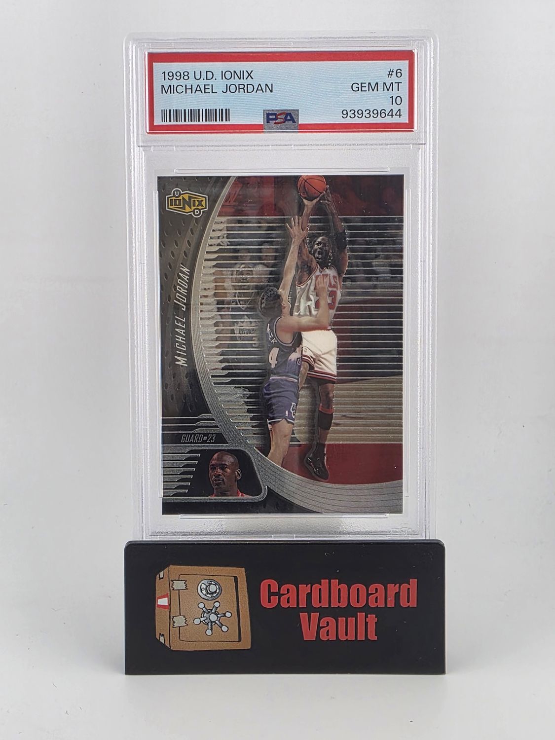 1998 Upper Deck Ionix Michael Jordan #6 PSA 10 93939644
