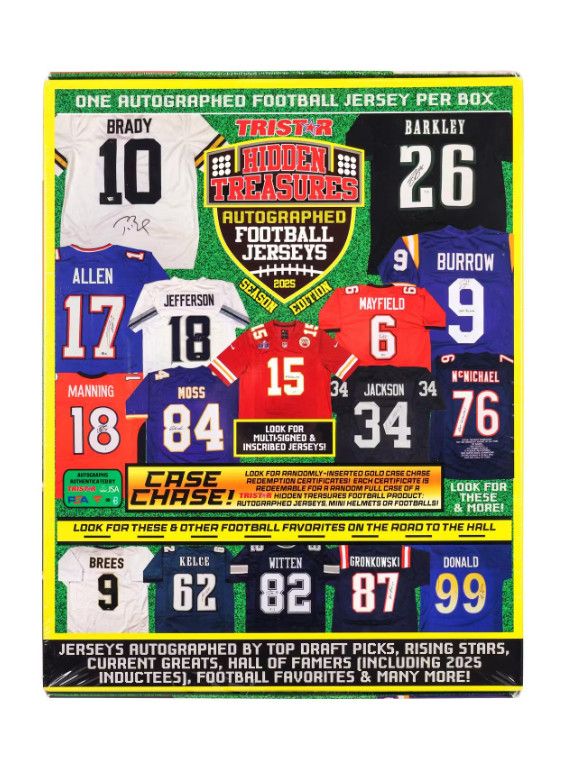 2025 TriStar Hidden Treasures Autographed Football Jerseys Season Edition Series 2