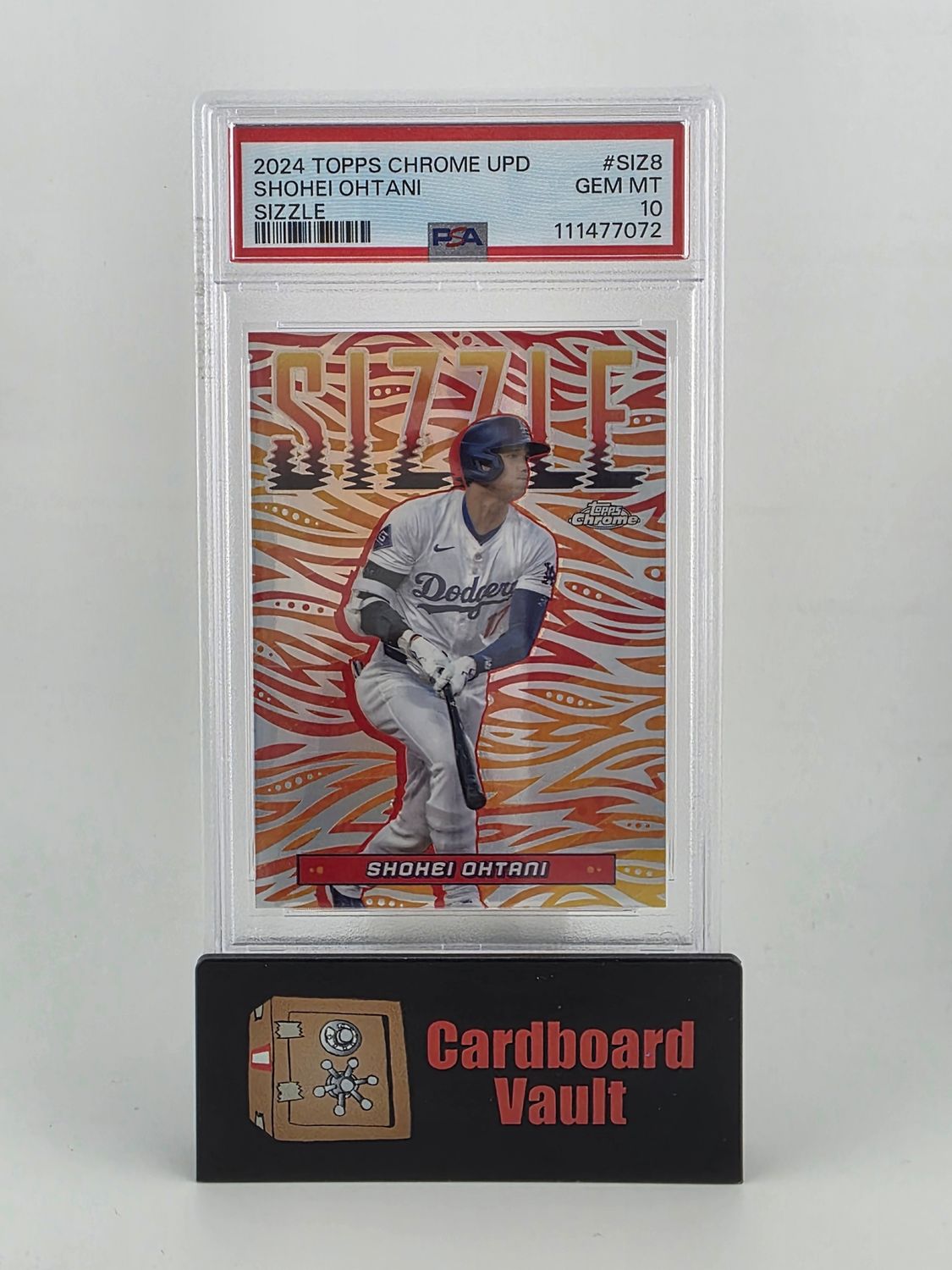 2024 Topps Chrome Update Shohei Ohtani Sizzle #SIZ-8 PSA 10 111477072