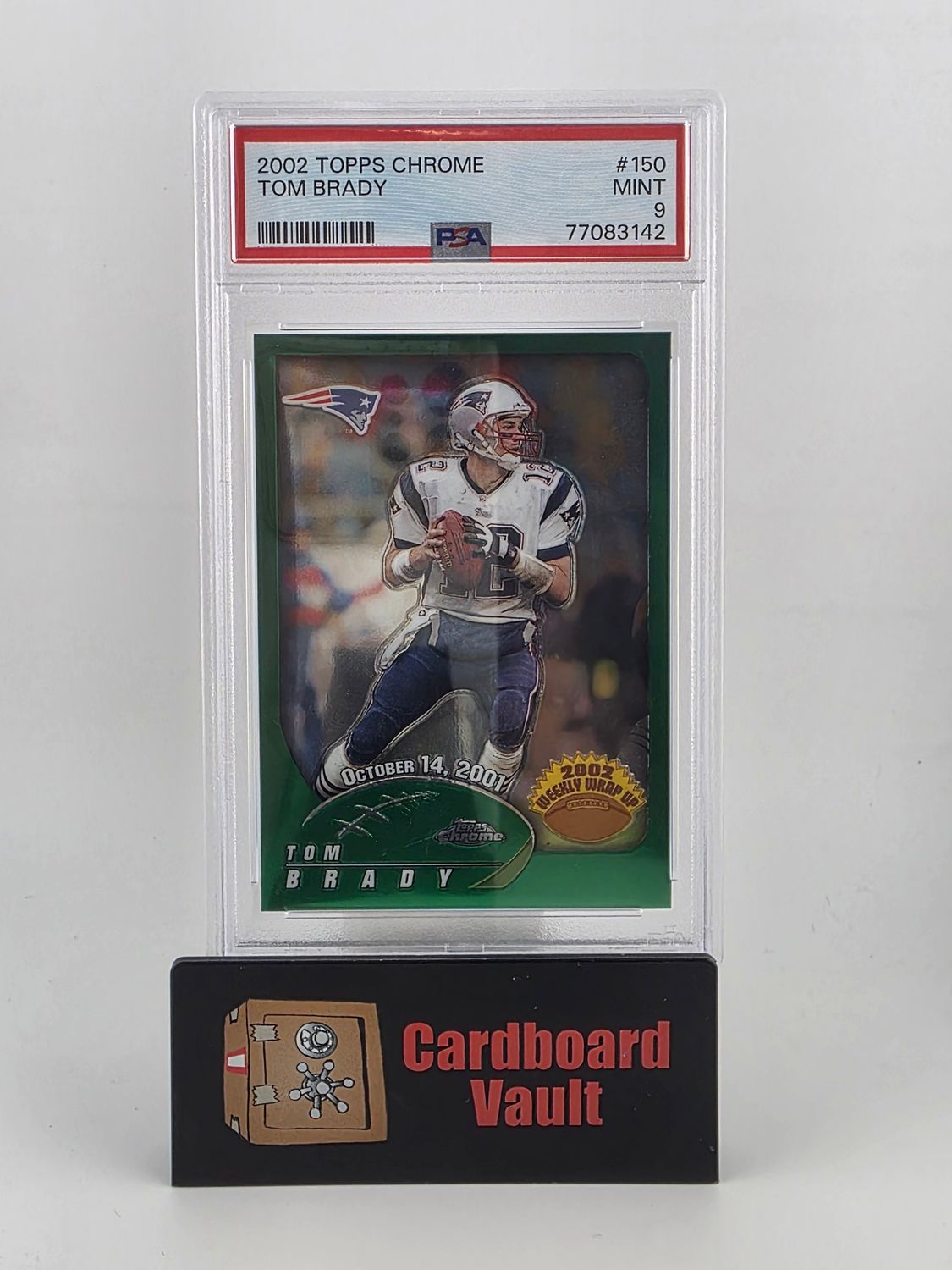 2002 Topps Chrome Tom Brady  #150 PSA 9 77083142