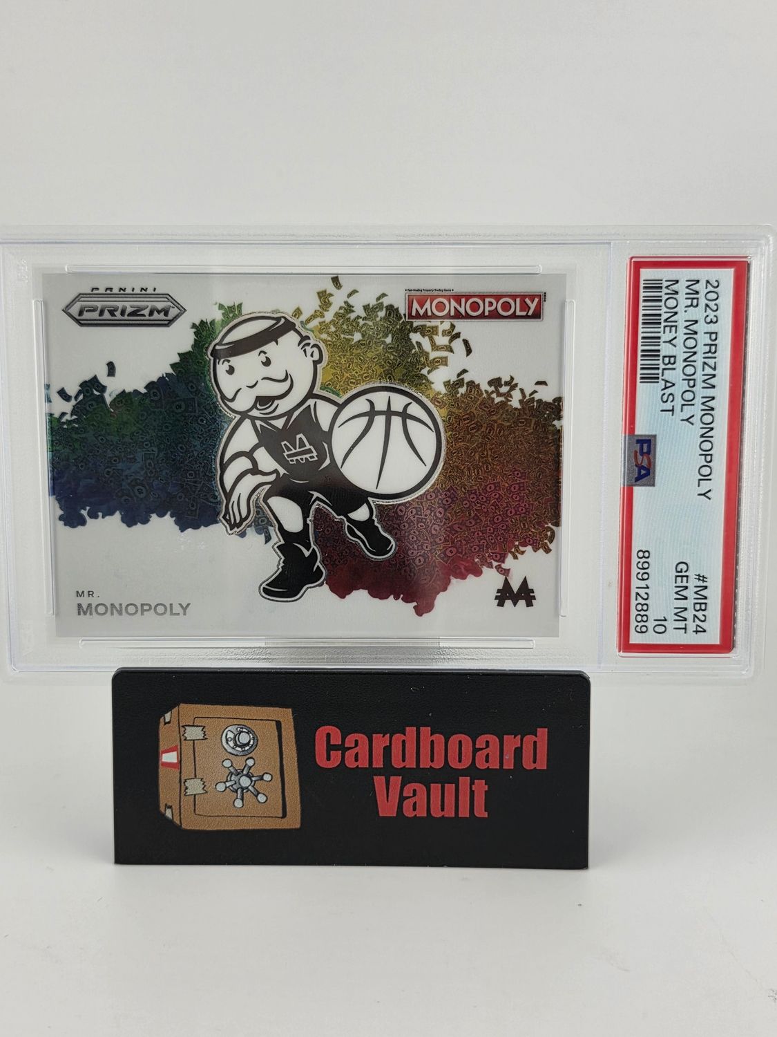 2023 Prizm Monopoly Mr. Monopoly Money Blast  #MB24 PSA 10 89912889
