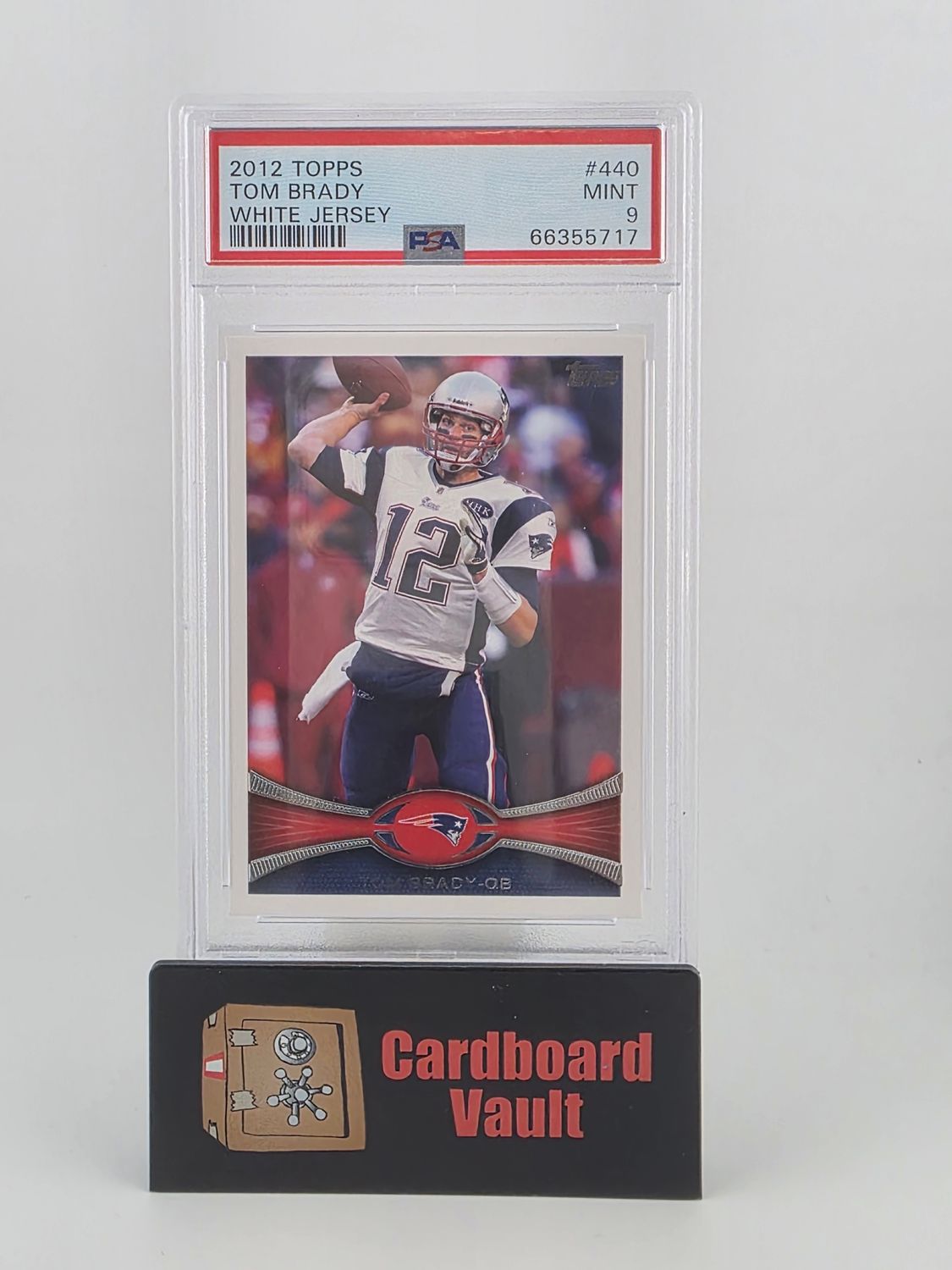 2012 Topps Tom Brady White Jersey #440 PSA 9 66355717