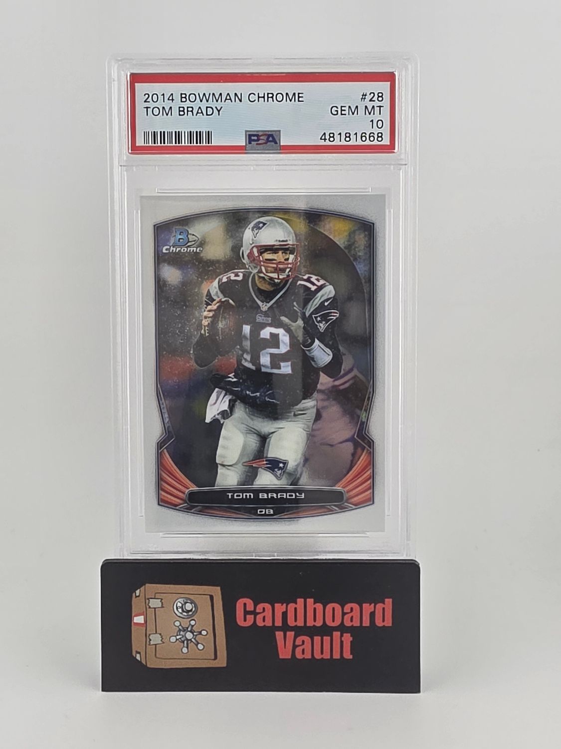 2014 Bowman Chrome Tom Brady #28 PSA 10 48181668