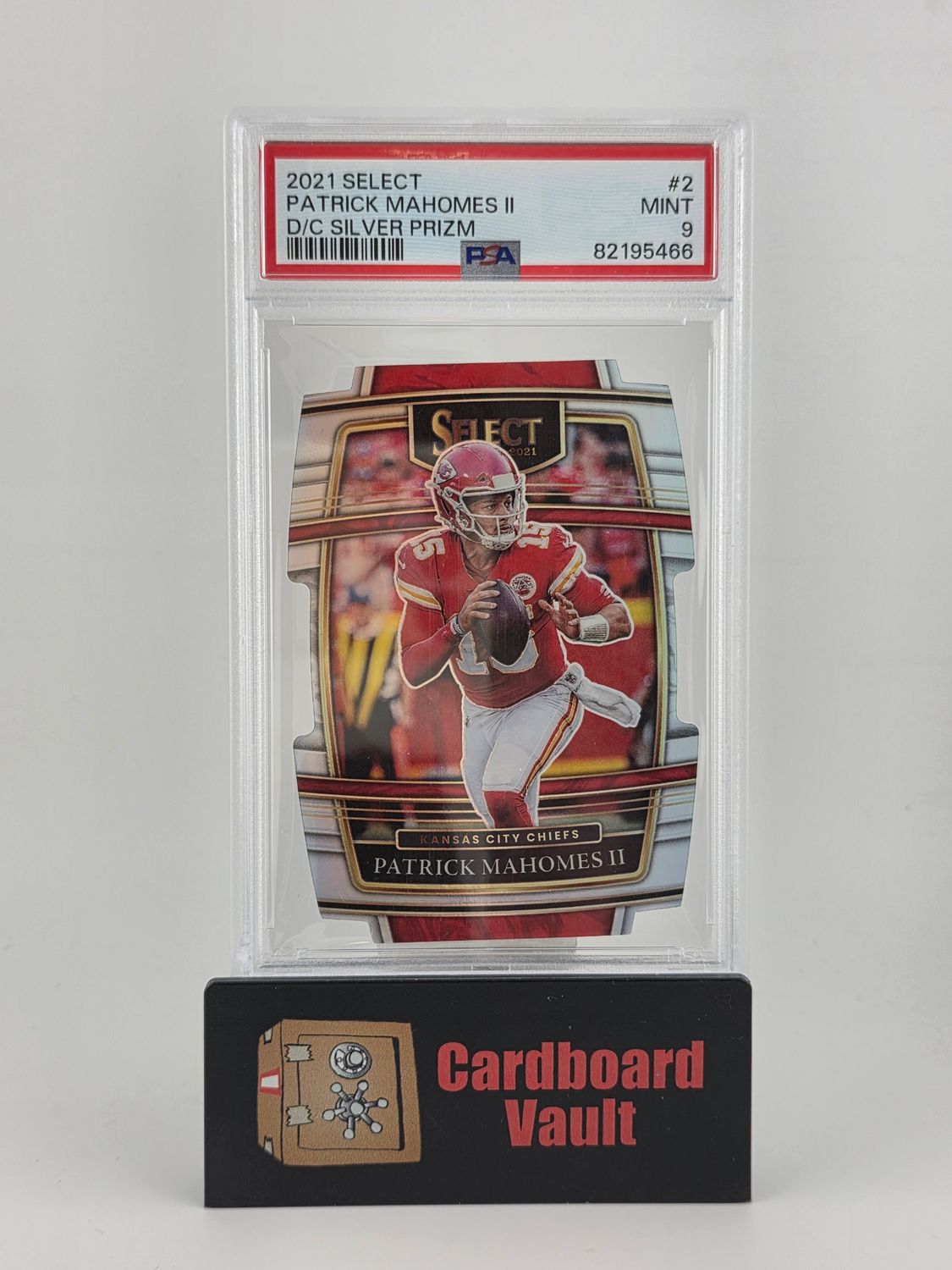 2021 Select Patrick Mahomes II Die Cut Silver Prism #2 PSA 9 82195466
