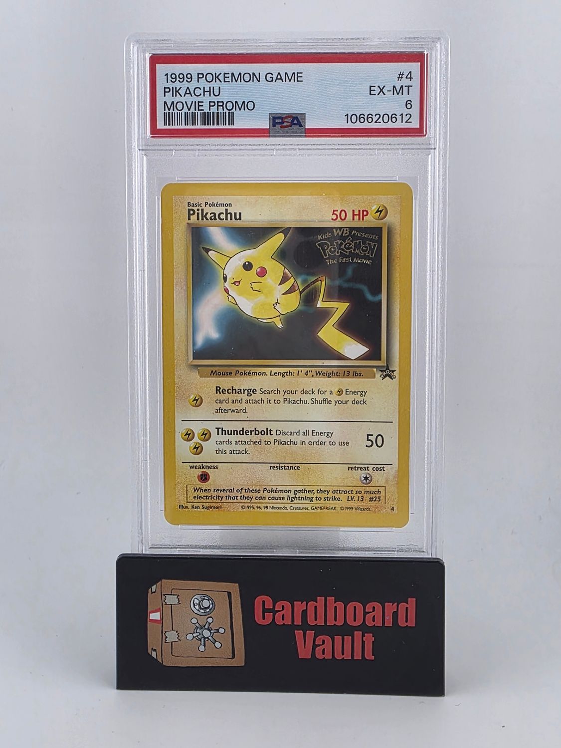1999 Pokémon Pikachu Movie Promo #4 PSA 6 106620612