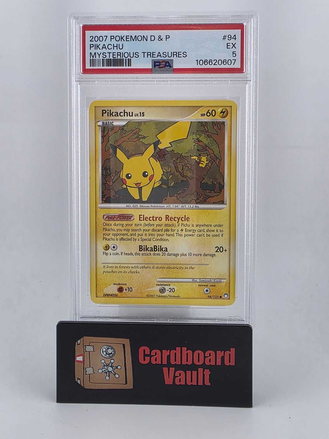 2007 Pokémon Pikachu 94/123 PSA 5 106620607
