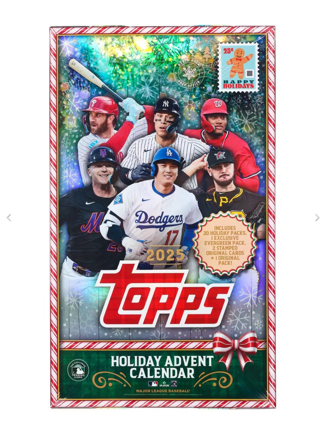 2025 Topps MLB Holiday Advent Calendar