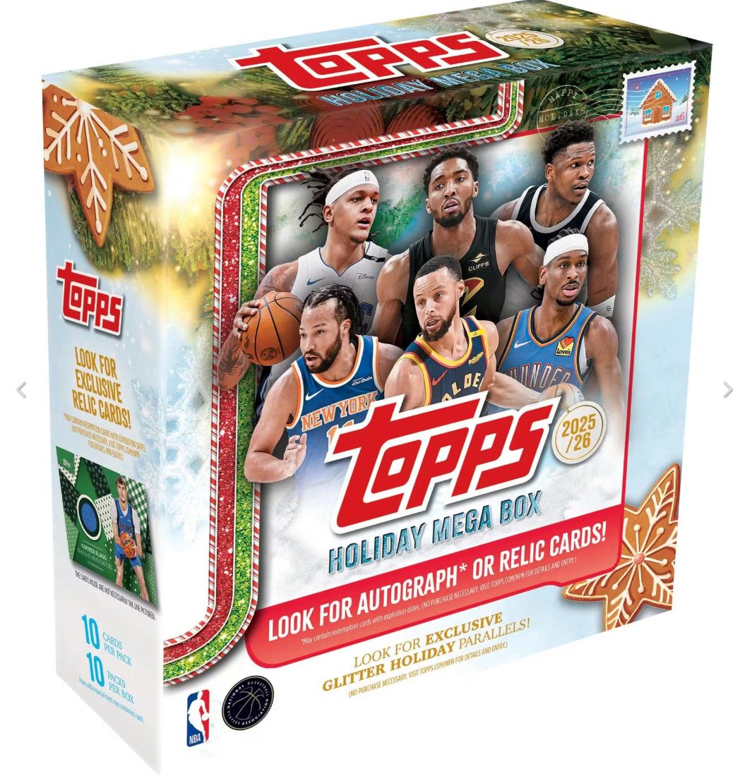 2025/26 Topps Holiday Basketball Mega Box