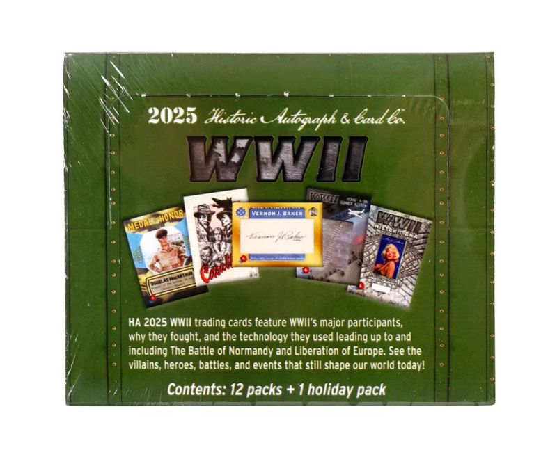 2025 Historic Autographs: WWII Hobby Box