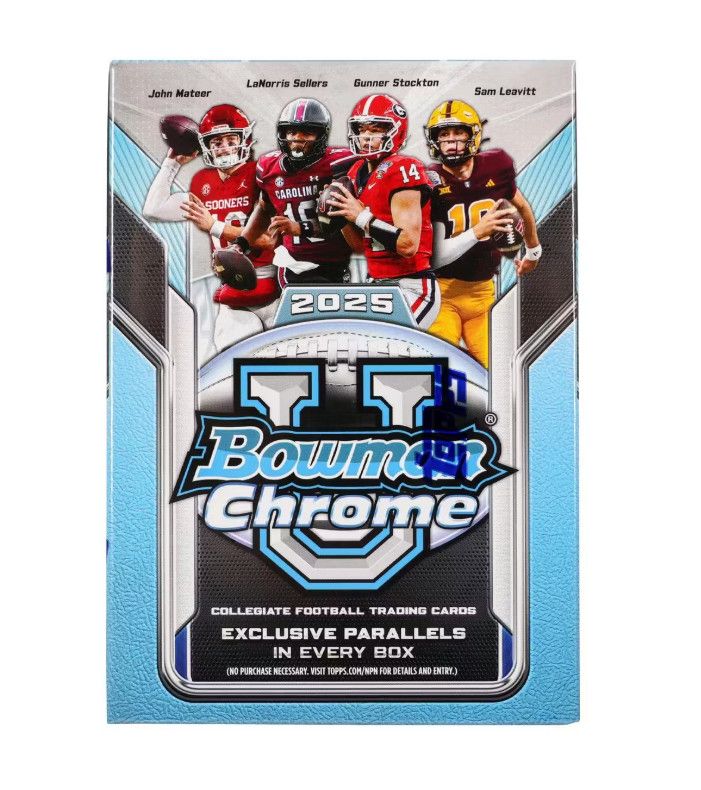 2025 Bowman University Chrome Football Value Box