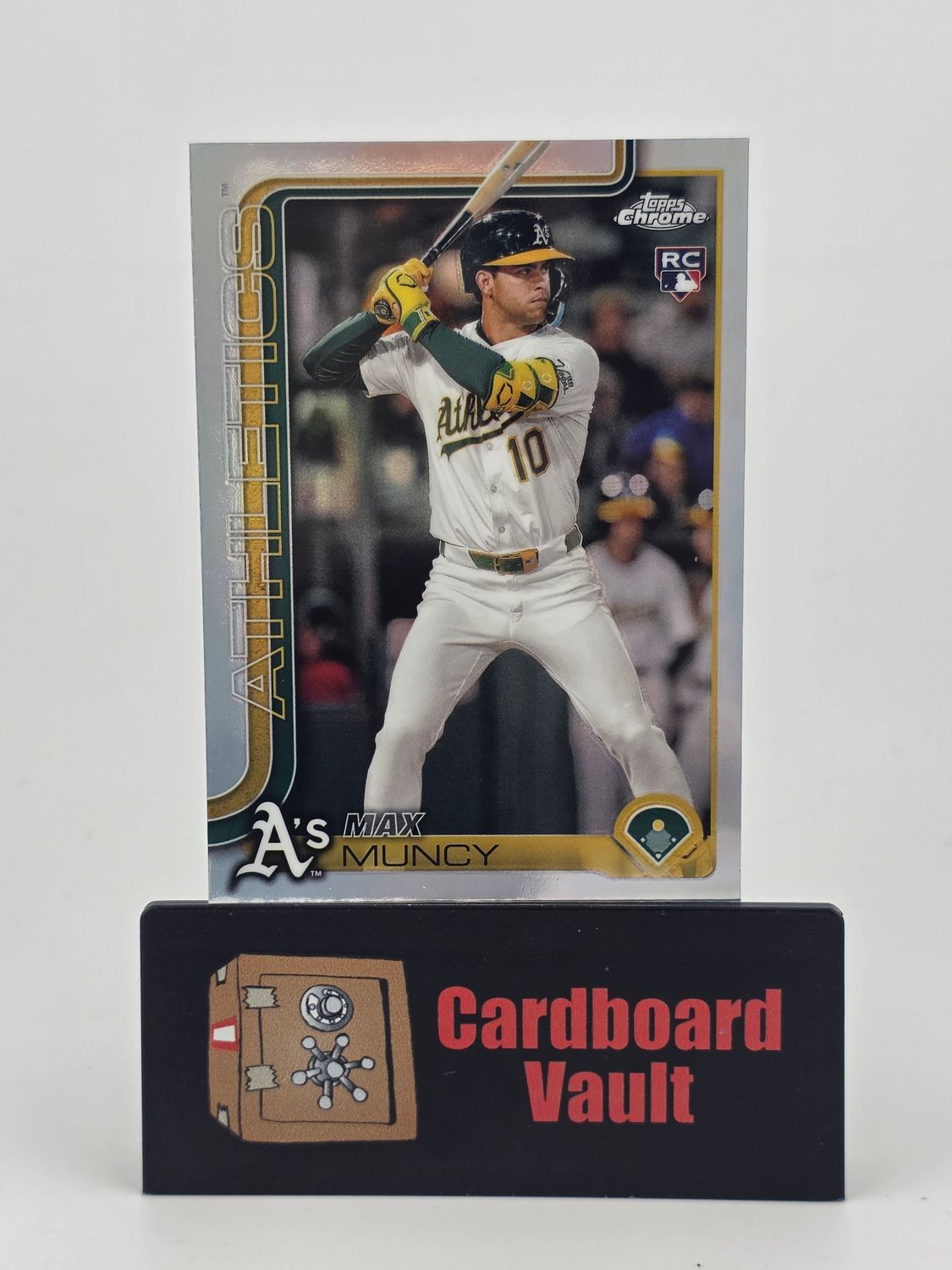 2025 Topps Chrome Max Muncy Athletics  #221 Silver Refractor