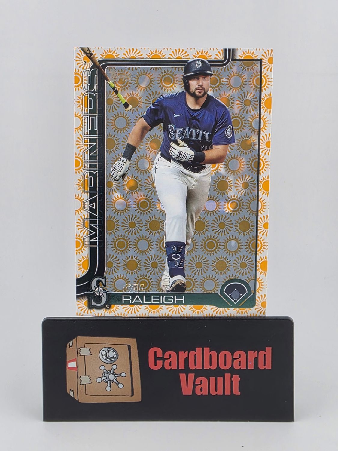 2025 Topps Series 2 Holiday Sun Parallel Cal Raleigh #603