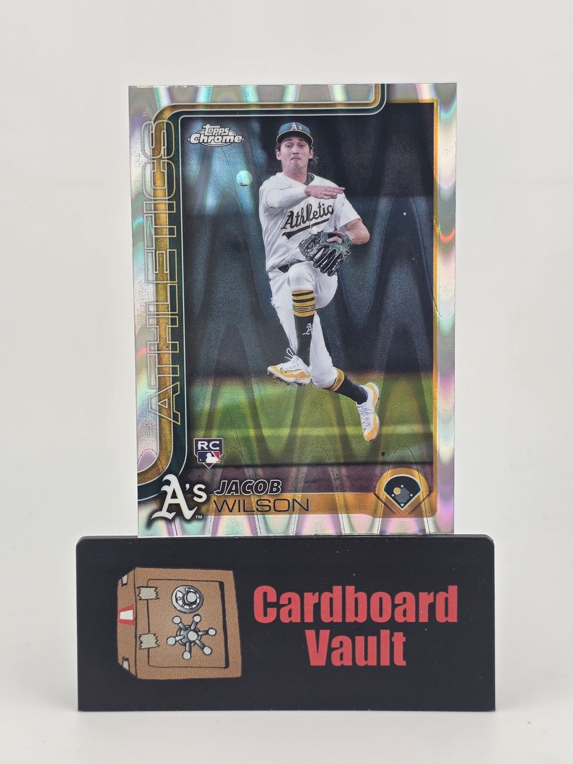 2025 Topps Chrome Jacob Wilson #96 Ray Wave Refractor