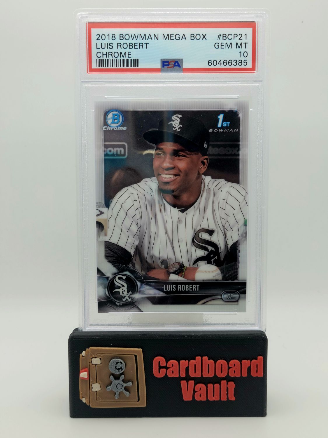 2018 Bowman Mega Box Luis Robert Chrome #BCP21 PSA 10 60466385