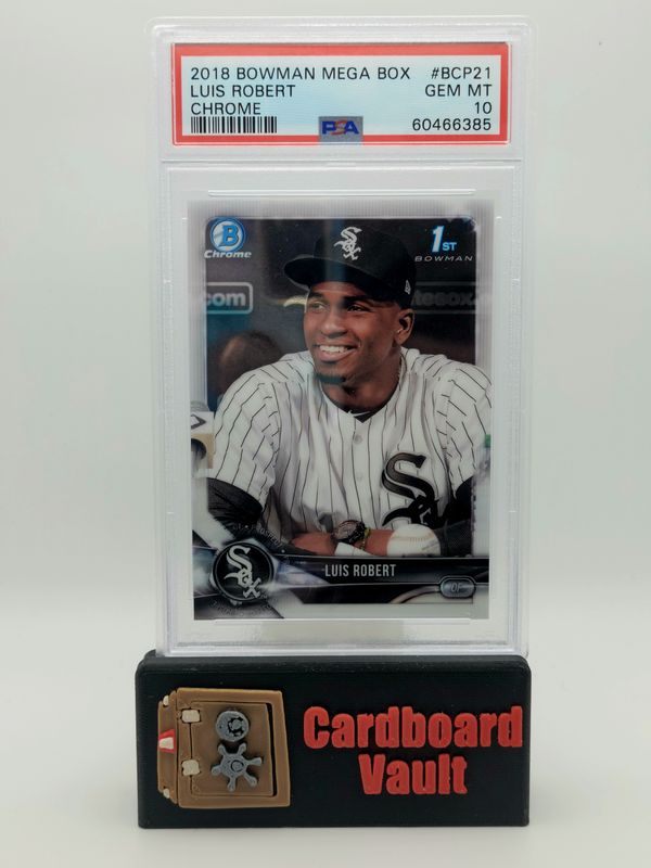 2018 Bowman Mega Box Luis Robert Chrome #BCP21 PSA 10 60466385
