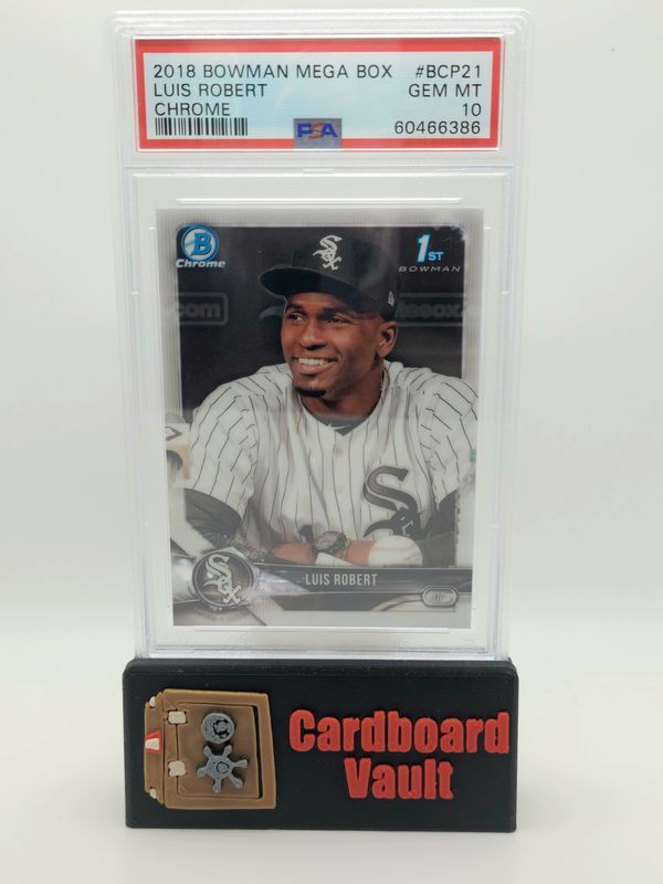 2018 Bowman Mega Box Luis Robert Chrome #BCP21 PSA 10 60466386