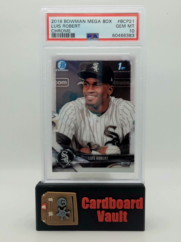 2018 Bowman Mega Box Luis Robert Chrome #BCP21 PSA 10 60466383