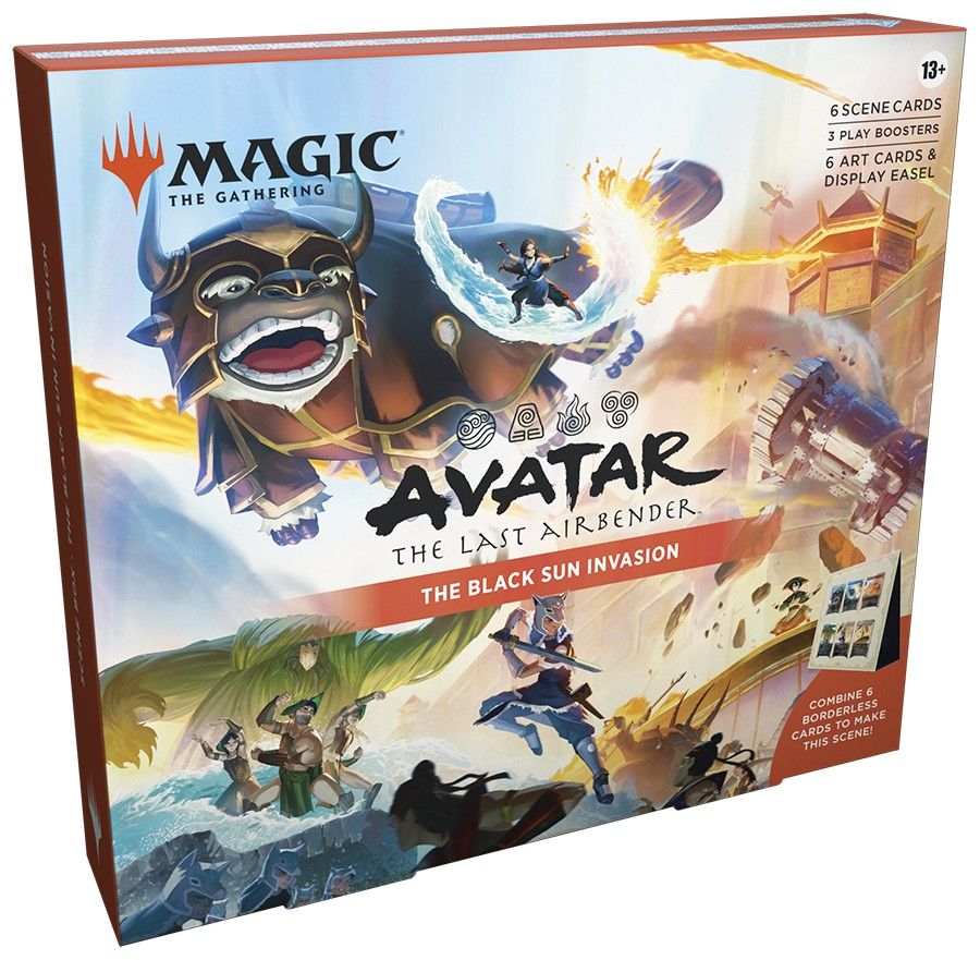 Magic The Gathering Avatar The Last Airbender The Black Sun Invasion Scene Box
