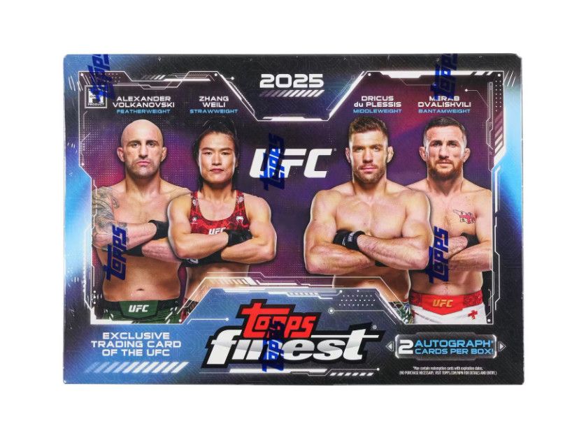 2025 Topps Finest UFC Hobby Box