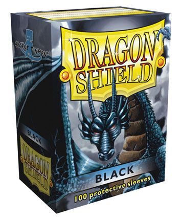 Dragon Shield 100 Card Sleeves Classic Black