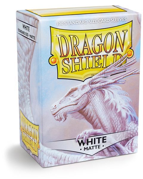 Dragon Shield 100 Card Sleeves Matte White