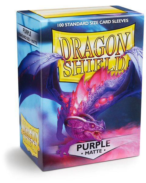 Dragon Shield 100 Card Sleeves Matte Purple