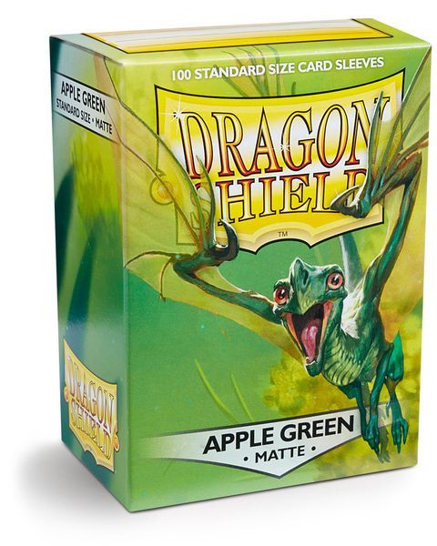 Dragon Shield 100 Card Sleeves Matte Apple Green