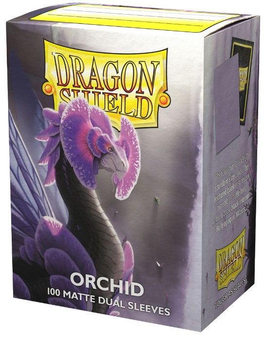 Dragon Shield 100 Dual Card Sleeves Matte Orchid