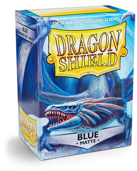 Dragon Shield 100 Card Sleeves Matte Blue