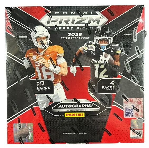 2025 Panini Prizm Draft Picks Collegiate Football Hobby Box